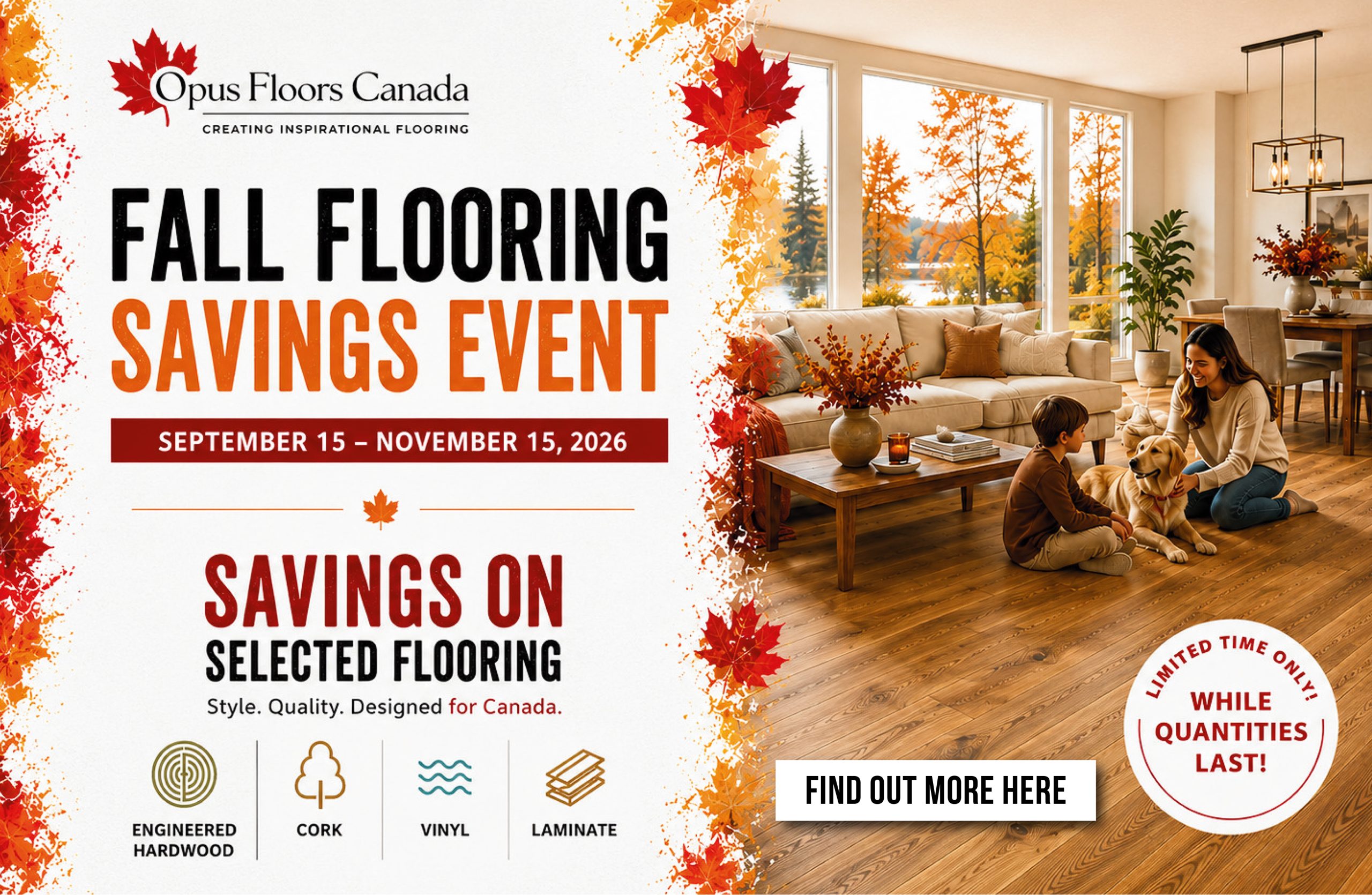 2026 Fall Flooring Sale Canada